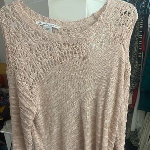 Light pink sheet sweater
